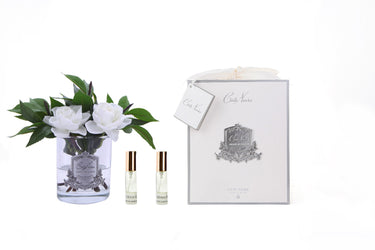 Cote Noire Signature Gardenia - Clear Glass - Antique Ivory - SFP09